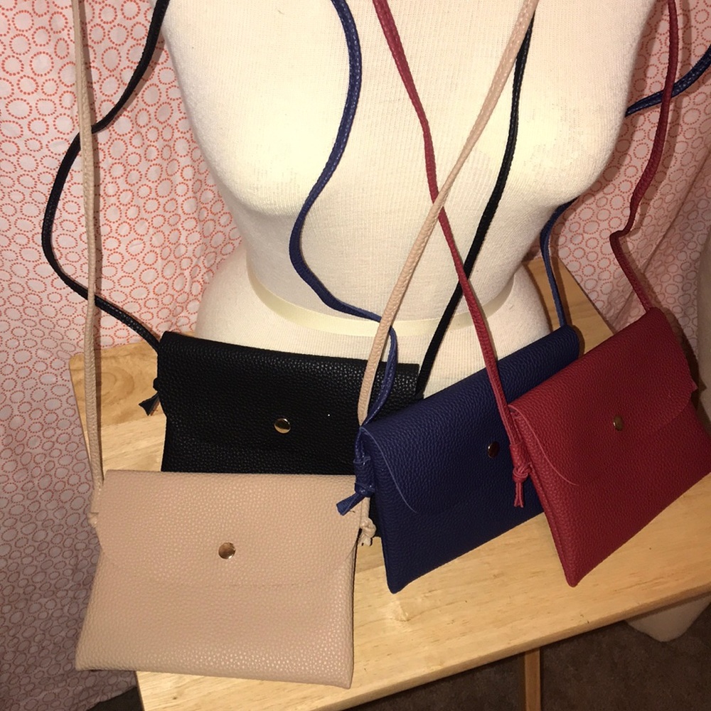 Mini purses Black and tan left